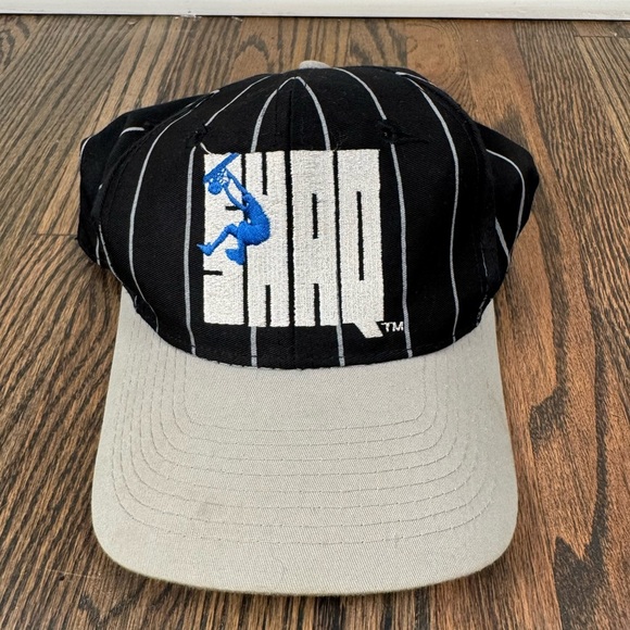NBA×Reebok×Vintage Shaquille O'Neal Shaq 32 Orlando Magic Autographed Hat - Picture 1 of 4